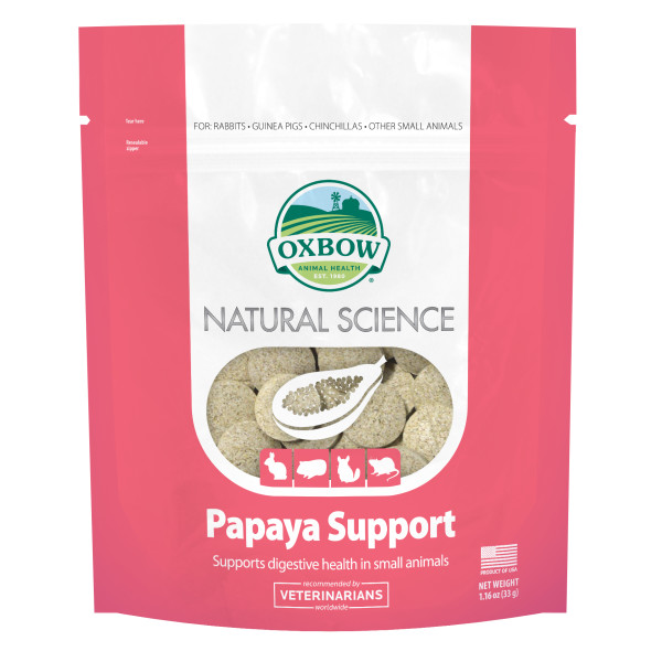 Doplnok stravy Oxbow Natural Science - Zdrav trvenie Papaya 60tabl. - 33g